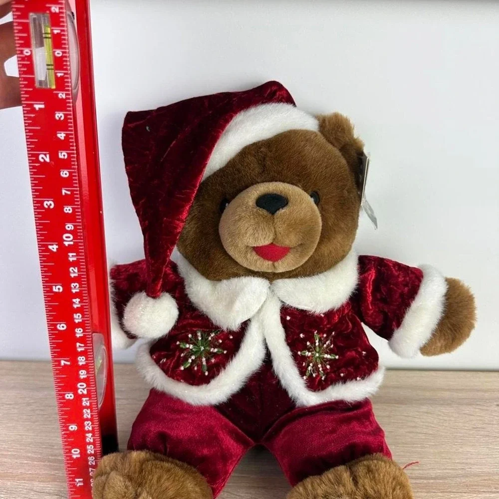 2005 Santa Bear Plush Toy Vintage Style